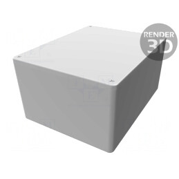 Carcasă Universală Aluminiu IP54 1590  | Electronic-mag.ro | Componente Electronice
