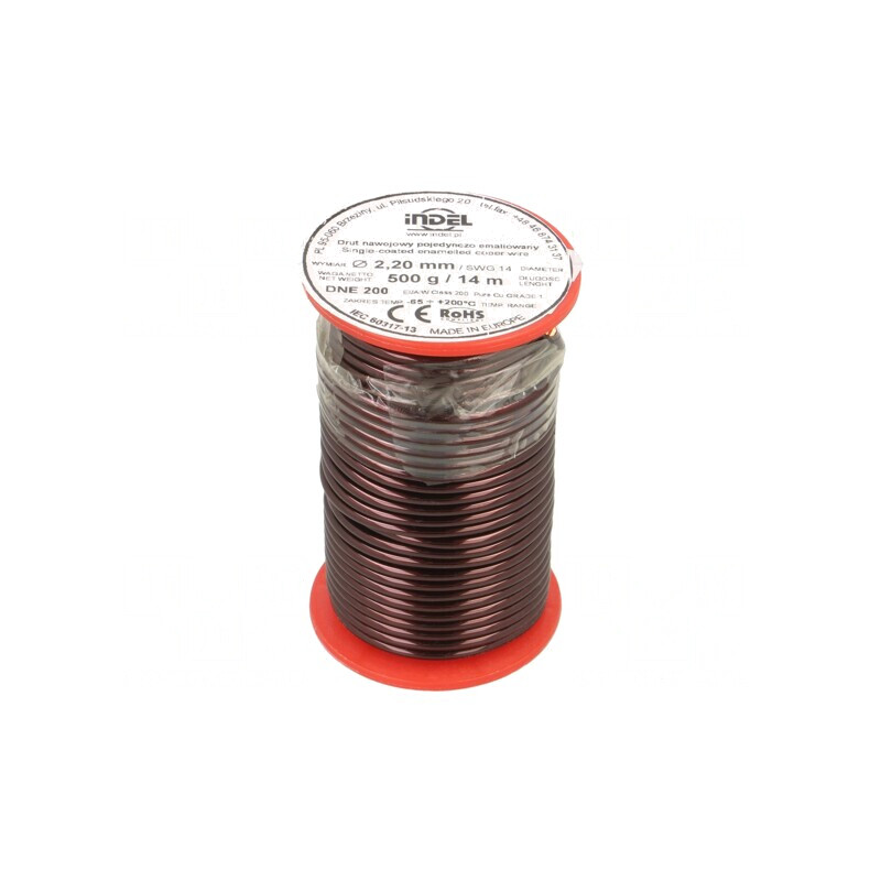 Sârmă Emailată Bobină 2,2mm 0,5kg Cu | Electronic-mag.ro | Componente Electronice