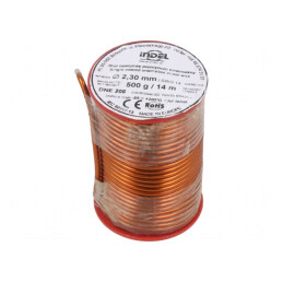 Sârmă emailată 2,3mm 0,5kg Cu | Electronic-mag.ro | Componente Electronice