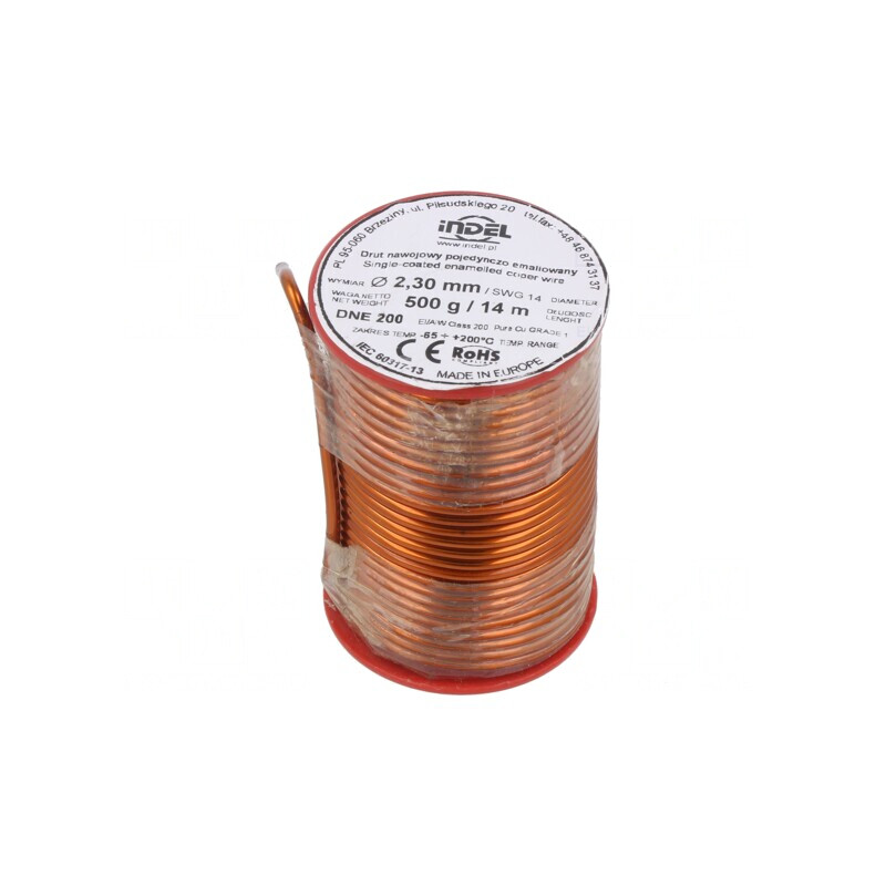 Sârmă emailată 2,3mm 0,5kg Cu | Electronic-mag.ro | Componente Electronice