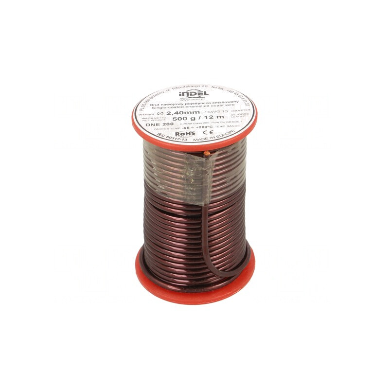 Sârmă Emailată 2,4mm 0,5kg Cu DNE 65-200°C | Electronic-mag.ro | Componente Electronice Sârmă Emailată 2,4mm 0,5kg Cu DNE 65-200°C | Electronic-mag.ro | Componente Electronice