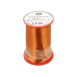 Sârmă Emailată Cupru 2.5mm 0.5kg | Electronic-mag.ro | Componente Electronice
