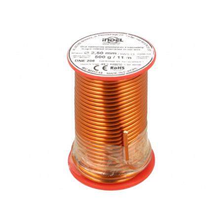 Sârmă Emailată Cupru 2.5mm 0.5kg | Electronic-mag.ro | Componente Electronice