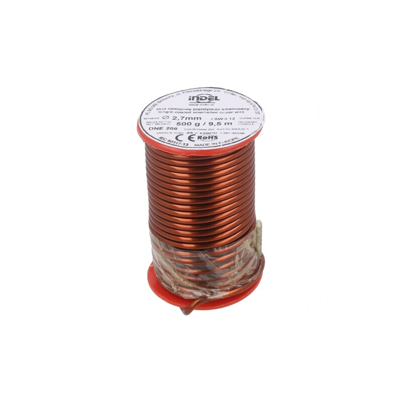Sârmă emailată 2,7mm 0,5kg Cu 65-200°C | Electronic-mag.ro | Componente Electronice Sârmă emailată 2,7mm 0,5kg Cu 65-200°C | Electronic-mag.ro | Componente Electronice