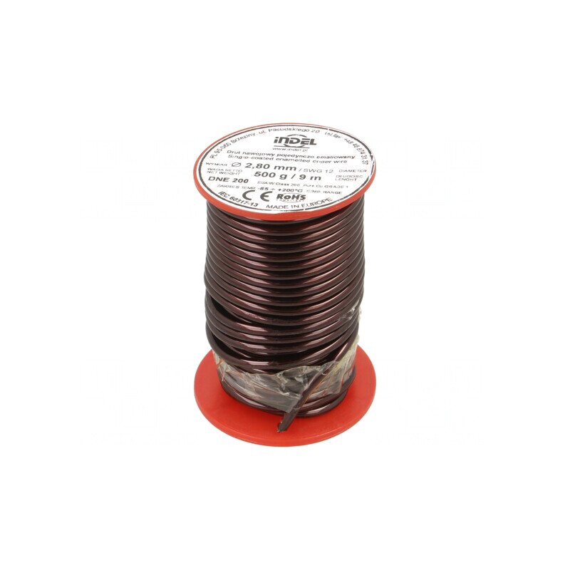 Sârmă Emailată 2,8mm 0,5kg Cu 65-200°C | Electronic-mag.ro | Componente Electronice