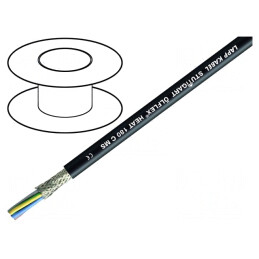 Cablu | ÖLFLEX® HEAT 180 C MS | Cu | litat | 7G1,5mm2 | silicon | negru | 0046720