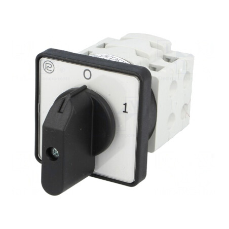 Comutator cu Came 2 Pozitii 10A 0-1 pentru Încastrare 3 Poli | Electronic-mag.ro | Componente Electronice