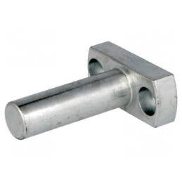 Bază pentru montaj ştift oţel zinc 12mm x 16mm x 39mm | Electronic-mag.ro | Componente Electronice