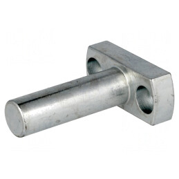 Bază pentru montaj ştift oţel zinc 12mm x 16mm x 39mm