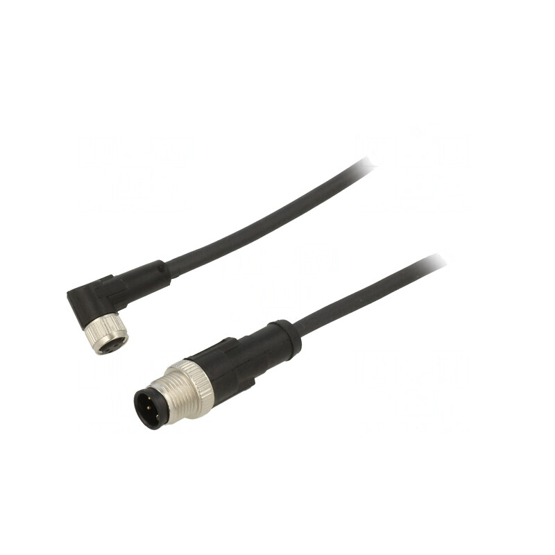 Cablu de conectare M12 M8 1m 3 pini 60VAC 3A | Electronic-mag.ro | Componente Electronice Cablu de conectare M12 M8 1m 3 pini 60VAC 3A | Electronic-mag.ro | Componente Electronice