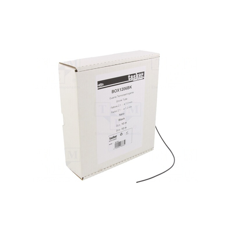 Manson termocontractabil 1,2mm 10m negru | Electronic-mag.ro | Componente Electronice