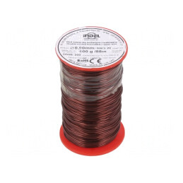 Sârmă emailată dublu 0,9mm 0,5kg Cu 65-200°C | Electronic-mag.ro | Componente Electronice