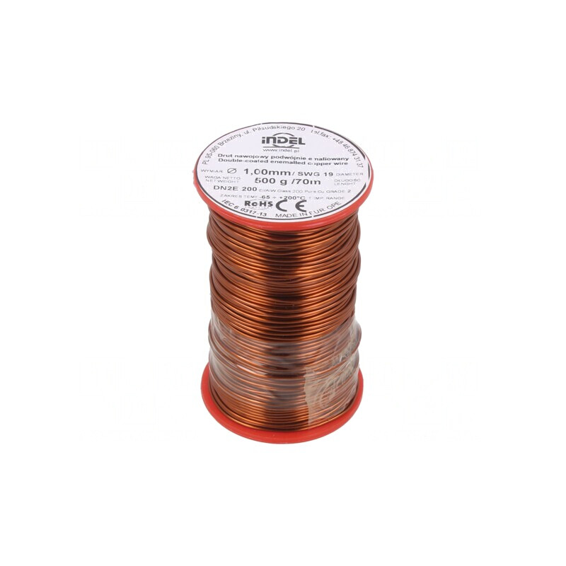 Sârmă dublu emailată 1mm 0,5kg Cu | Electronic-mag.ro | Componente Electronice