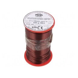 Sârmă emailată dublu 1,1mm 0,5kg Cu 65-200°C | Electronic-mag.ro | Componente Electronice