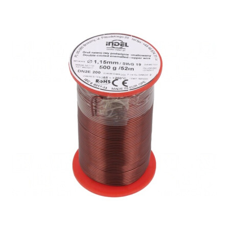 Sârmă Emailată 1,15mm 0,5kg Cu | Electronic-mag.ro | Componente Electronice