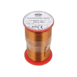 Sârmă Dublu Emailată 1,4mm 0,5kg Cu | Electronic-mag.ro | Componente Electronice