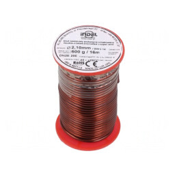 Sârmă emailată dublu 2,1mm 0,5kg Cu | Electronic-mag.ro | Componente Electronice