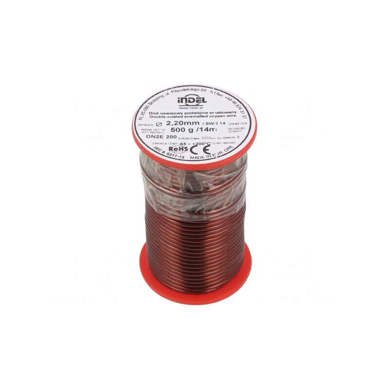 Sârmă Dublu Emailată 2,2mm 0,5kg Cu | Electronic-mag.ro | Componente Electronice