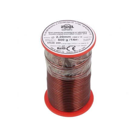 Sârmă Dublu Emailată 2,2mm 0,5kg Cu | Electronic-mag.ro | Componente Electronice