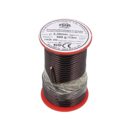 Sârmă Bobină Emailată 2,3mm 0,5kg Cupru | Electronic-mag.ro | Componente Electronice