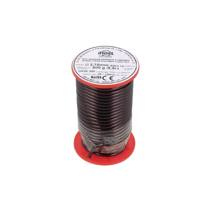 Sârmă emailată dublu 2,7mm 0,5kg Cu | Electronic-mag.ro | Componente Electronice