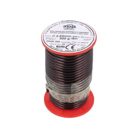 Sârmă dublu emailată 2,8mm 0,5kg Cu | Electronic-mag.ro | Componente Electronice