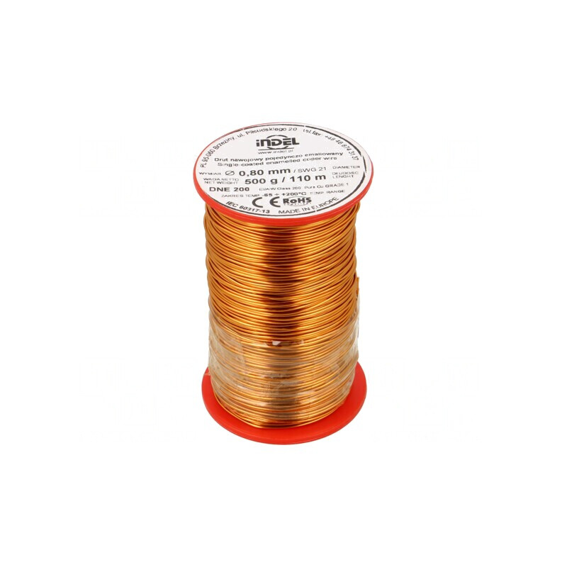 Sârmă Emailată 0,8mm 0,5kg Cupru | Electronic-mag.ro | Componente Electronice
