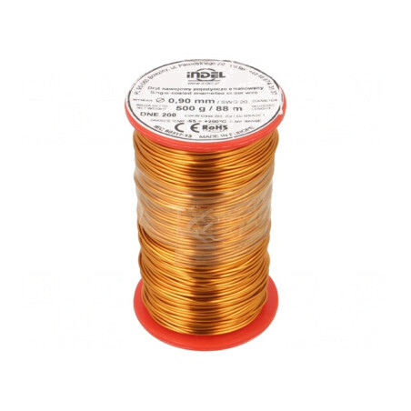 Sârmă Emailată 0,9mm 0,5kg Cupru | Electronic-mag.ro | Componente Electronice