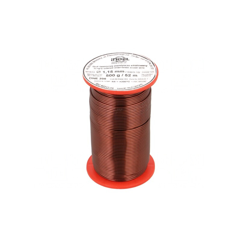 Sârmă Bobină Emailată 1,15mm 0,5kg Cu 65-200°C | Electronic-mag.ro | Componente Electronice