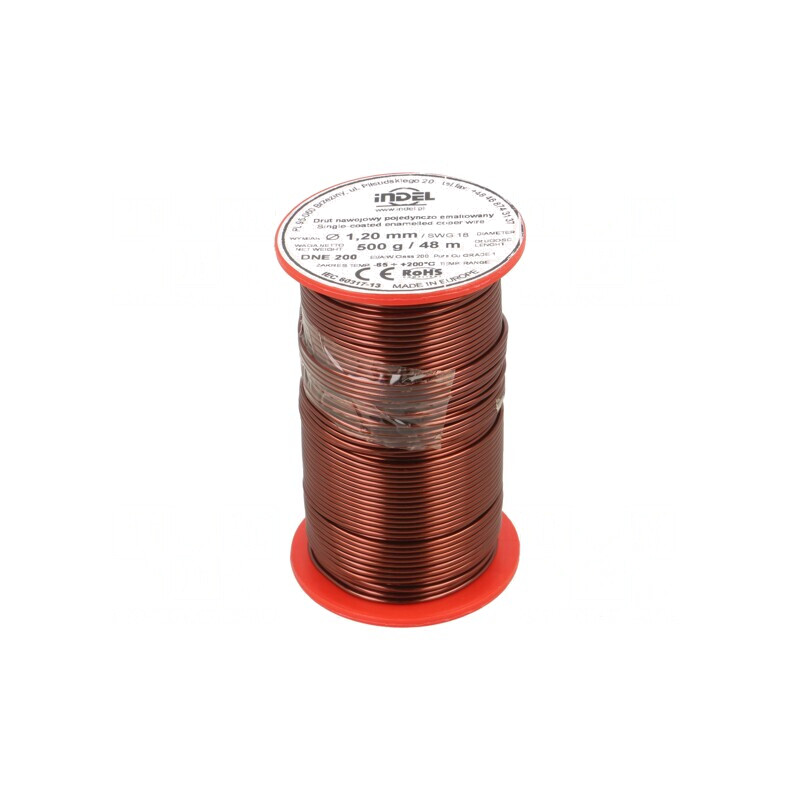 Sârmă Emailată 1,2mm 0,5kg Cu 65÷200°C | Electronic-mag.ro | Componente Electronice Sârmă Emailată 1,2mm 0,5kg Cu 65÷200°C | Electronic-mag.ro | Componente Electronice
