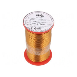 Sârmă emailată 1.4mm 0.5kg Cu 65-200°C | Electronic-mag.ro | Componente Electronice