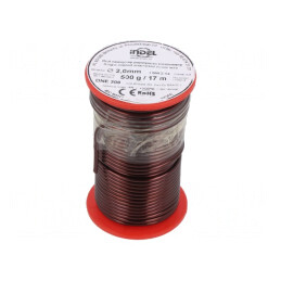 Sârmă Emailată 2mm 0,5kg Cu DNE2 | Electronic-mag.ro | Componente Electronice