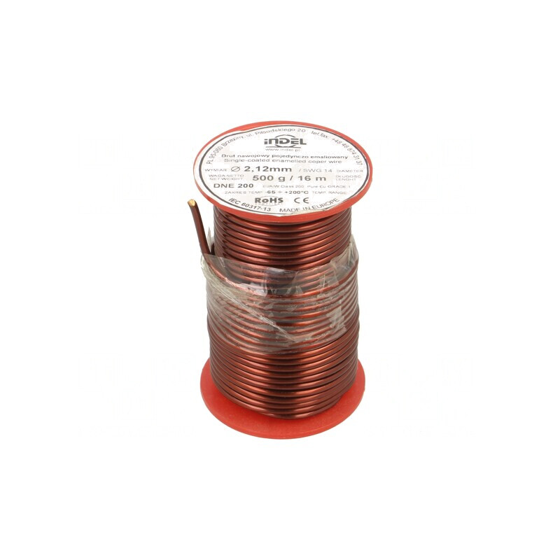 Sârmă Emailată 2,1mm 0,5kg Cu DNE2 | Electronic-mag.ro | Componente Electronice Sârmă Emailată 2,1mm 0,5kg Cu DNE2 | Electronic-mag.ro | Componente Electronice