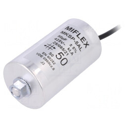 Condensator pentru Motoare 50uF 425VAC ±5% | Electronic-mag.ro | Componente Electronice