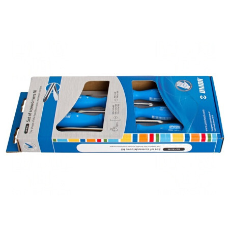 Kit Șurubelnițe Phillips și Plate, 5 Bucăți, Cutie Carton | Electronic-mag.ro | Componente Electronice