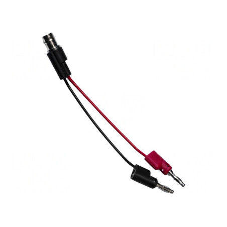 Cablu de măsurare BNC la mufă banană 4mm, 300V | Electronic-mag.ro | Componente Electronice