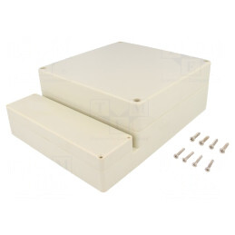 Carcasă de Perete ABS Gri 160x211x71mm CP-11-13 | Electronic-mag.ro | Componente Electronice