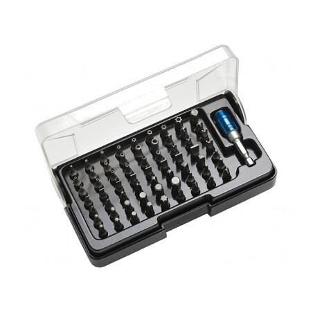 Kit Capete Șurubelniță 25mm 1/4 64 Bucăți | Electronic-mag.ro | Componente Electronice