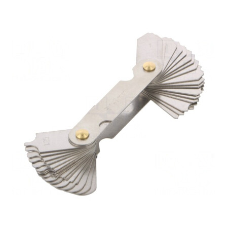 Set Instrumente de Măsurare a Razei 1-7mm, 17 Bucăți | Electronic-mag.ro | Componente Electronice