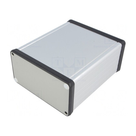 Carcasă aluminiu gri 103x120x53mm | Electronic-mag.ro | Componente Electronice