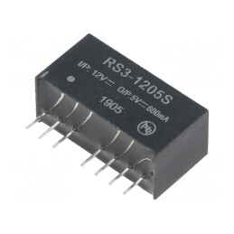 Convertor DC/DC 3W 9-18V la 5V 600mA SIP8 | Electronic-mag.ro | Componente Electronice