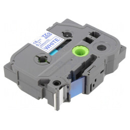 Bandă Albă 18mm x 8m cu Caracter Albastru | Electronic-mag.ro | Componente Electronice