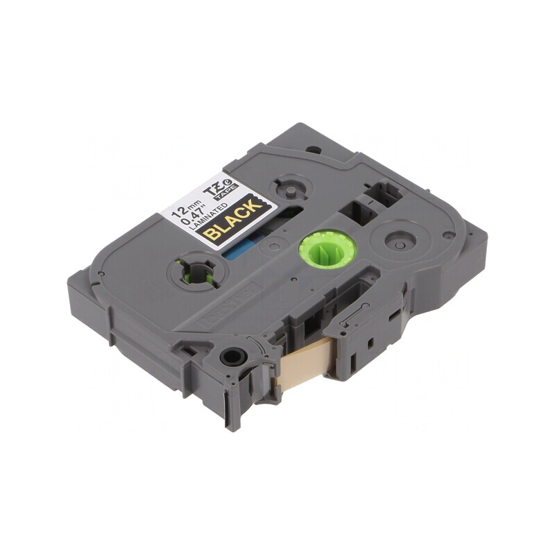 Bandă Neagră 12mm x 8m cu Text Auriu TZE-334 | Electronic-mag.ro | Componente Electronice