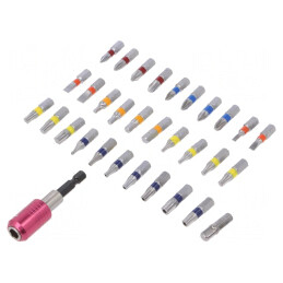 Kit Capete Șurubelniță 25mm și Suport Universal Magnetic | Electronic-mag.ro | Componente Electronice