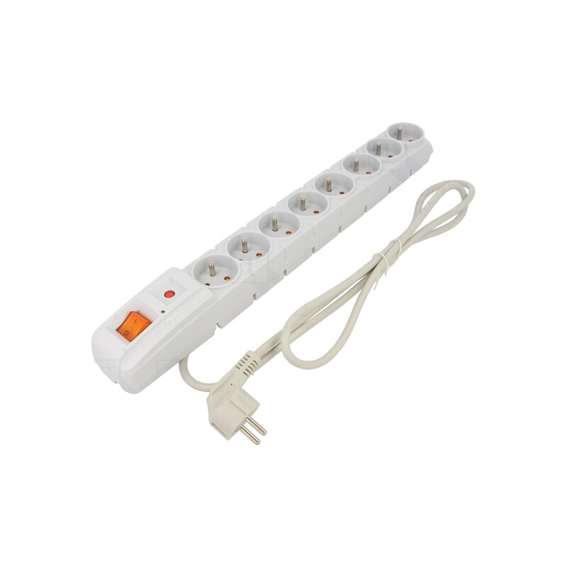 Prelungitor 8 Prize cu Protecție la Supratensiune 1.5M Gri | Electronic-mag.ro | Componente Electronice Prelungitor 8 Prize cu Protecție la Supratensiune 1.5M Gri | Electronic-mag.ro | Componente Electronice