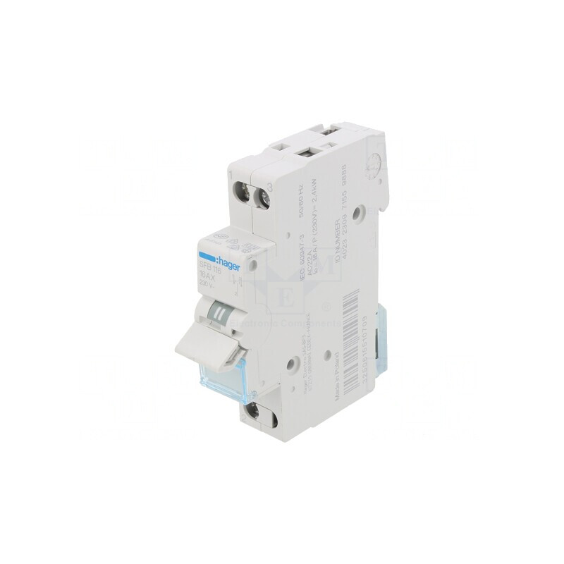 Întrerupător cu Manetă 1 Poli 230VAC 16A IP20 | Electronic-mag.ro | Componente Electronice