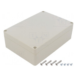 Carcasă Universală ABS Bej IP65 121x171x55mm | Electronic-mag.ro | Componente Electronice