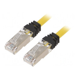 Patch cord galben S/FTP TX6A™ 10Gig LSZH 1m | Electronic-mag.ro | Componente Electronice