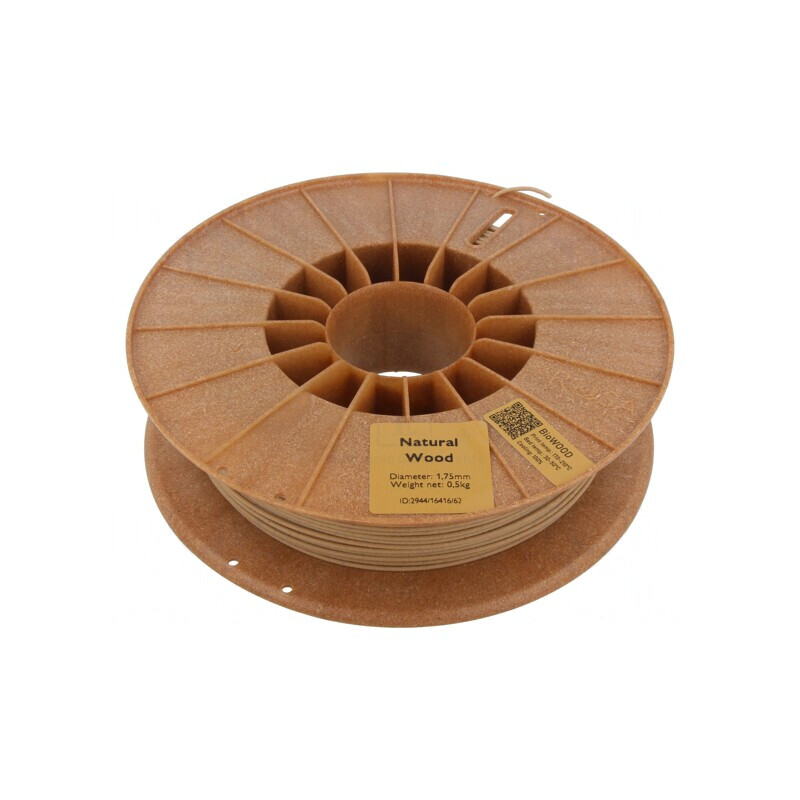 Filament BioWOOD 1,75mm Lemn 500g | Electronic-mag.ro | Componente Electronice