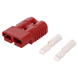 Mufă cablu-cablu SB 175 hermafrodit 2 pini crimpată | Electronic-mag.ro | Componente Electronice